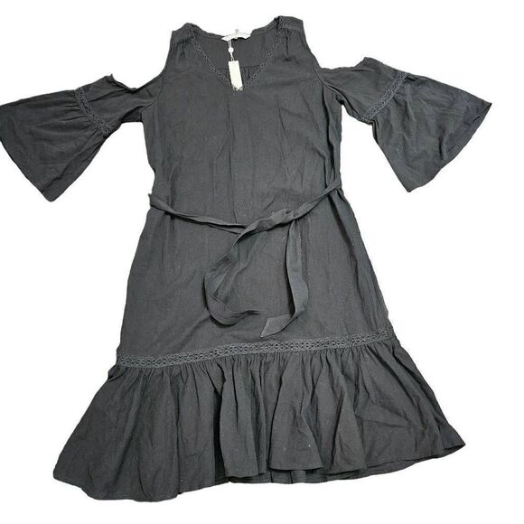 Trina turk black dress new - Picture 1 of 8